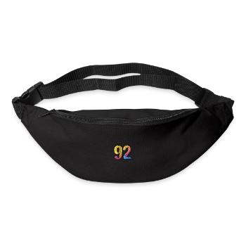92 Number Symbol - Bum bag - black - Front