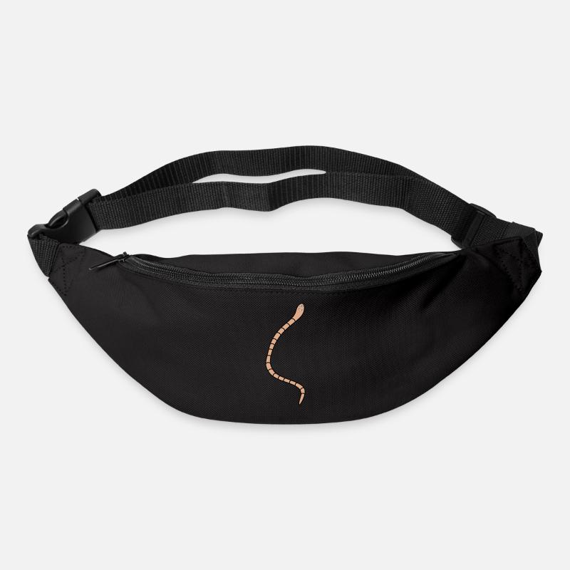 Asticot - Sac banane - noir