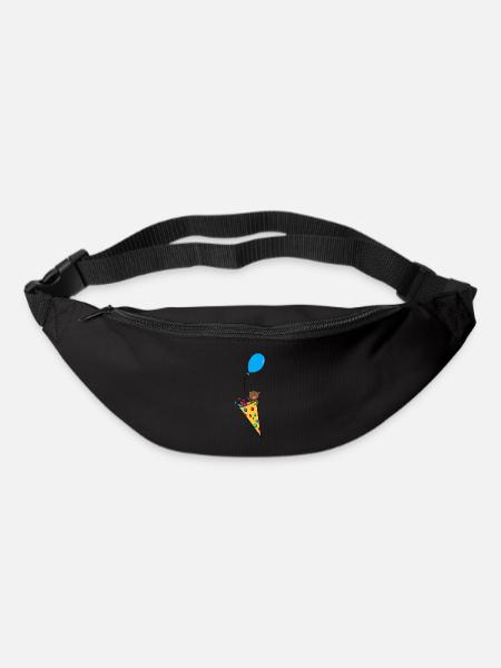 Bear in school bag - Bum bag - black