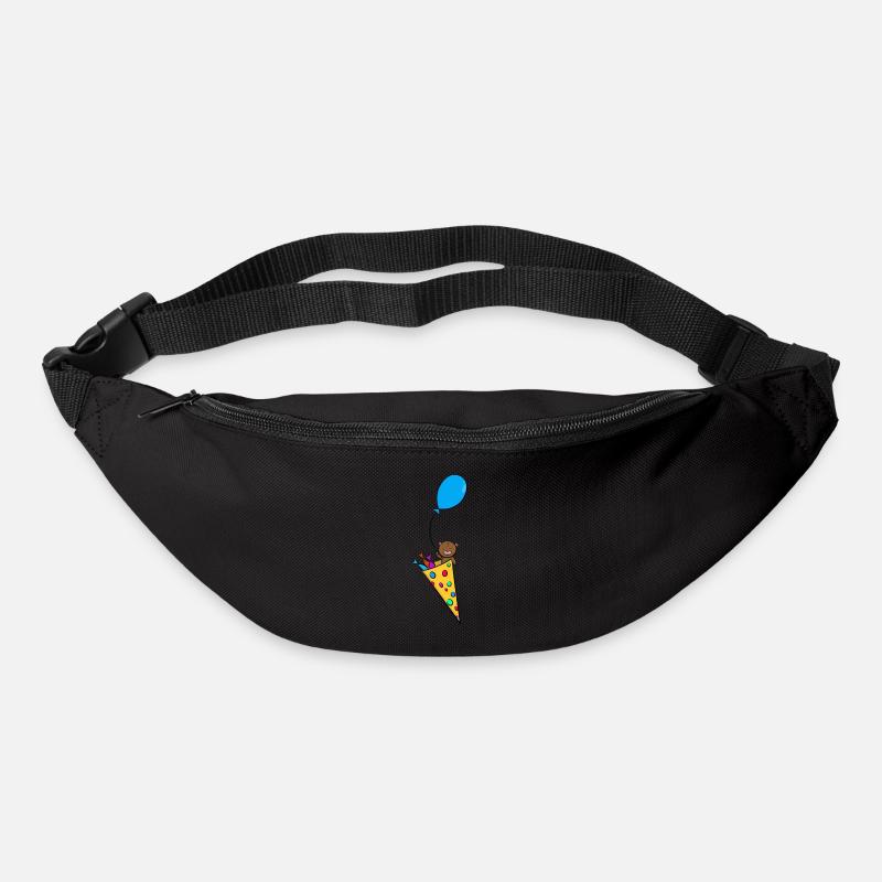 Ours en cartable - Sac banane - noir