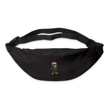 Frosch Weihnachten X-Mas - Gürteltasche - Schwarz - Vorne