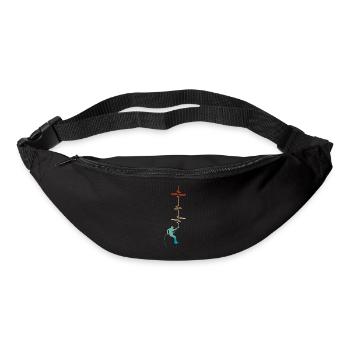 Heartbeat Climbing - Gift Idea - Bum bag - black - Front