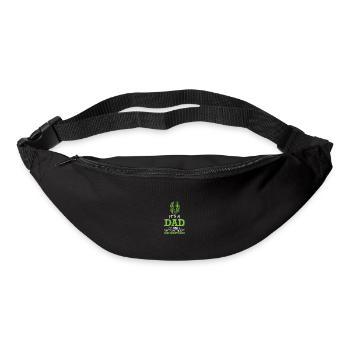 Golf Dad Golfspieler Golfer Golfball Golfen - Gürteltasche - Schwarz - Vorne