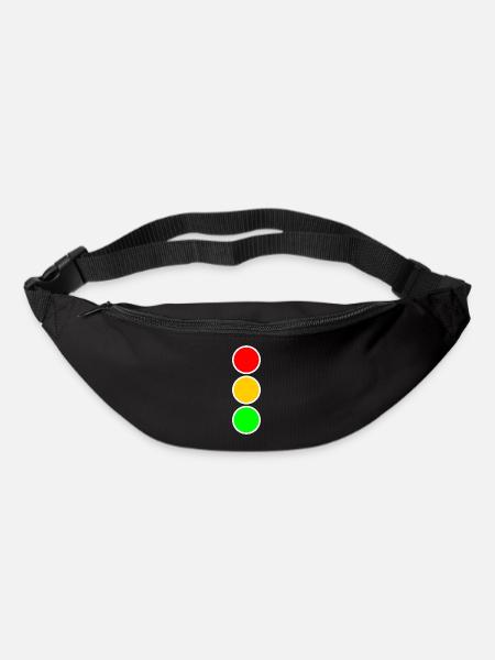 Ampel 01 - Gürteltasche - Schwarz