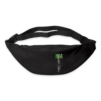 1964 Vintage anniversaire drôles dictons - Sac banane - noir - Devant