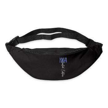 1964 Vintage anniversaire drôles dictons - Sac banane - noir - Devant