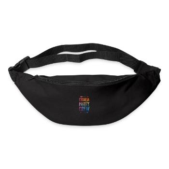 Croatie Dit de l’équipe du parti - Sac banane - noir - Devant