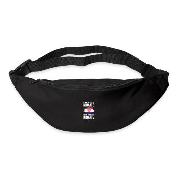 Croat Croatian Croatia - Bum bag - black - Front