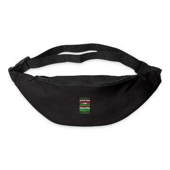 Weihnachtsmann Weihnachten Hässliche Weihnachten - Gürteltasche - Schwarz - Vorne