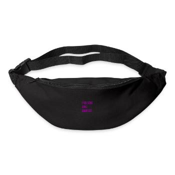 I red scho oiwei boarisch - Sac banane - noir - Devant