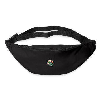 Dinosaure tricératops Noël Noël - Sac banane - noir - Devant