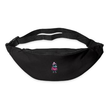 Nilpferd Winter - Gürteltasche - Schwarz - Vorne
