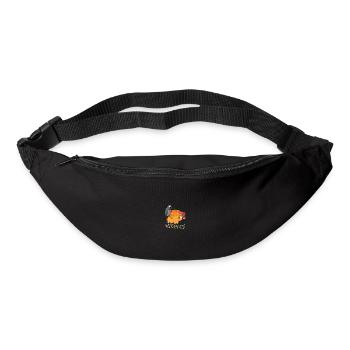 Perroquet gris Oiseau Birdwatcher Halloween Spooky - Sac banane - noir - Devant