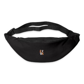 Vache Highland Bovins Vaches - Sac banane - noir - Devant