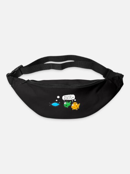 Jesusfisch - Der Neue... - Gürteltasche - Schwarz