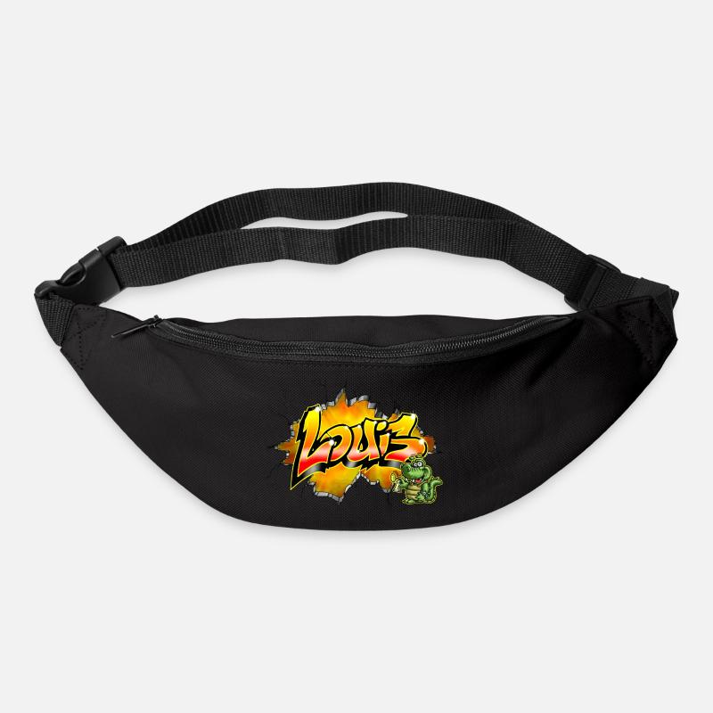 Louis Graffiti - Gürteltasche - Schwarz