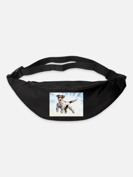 Dog, Dog, Terrier - Bum bag - black