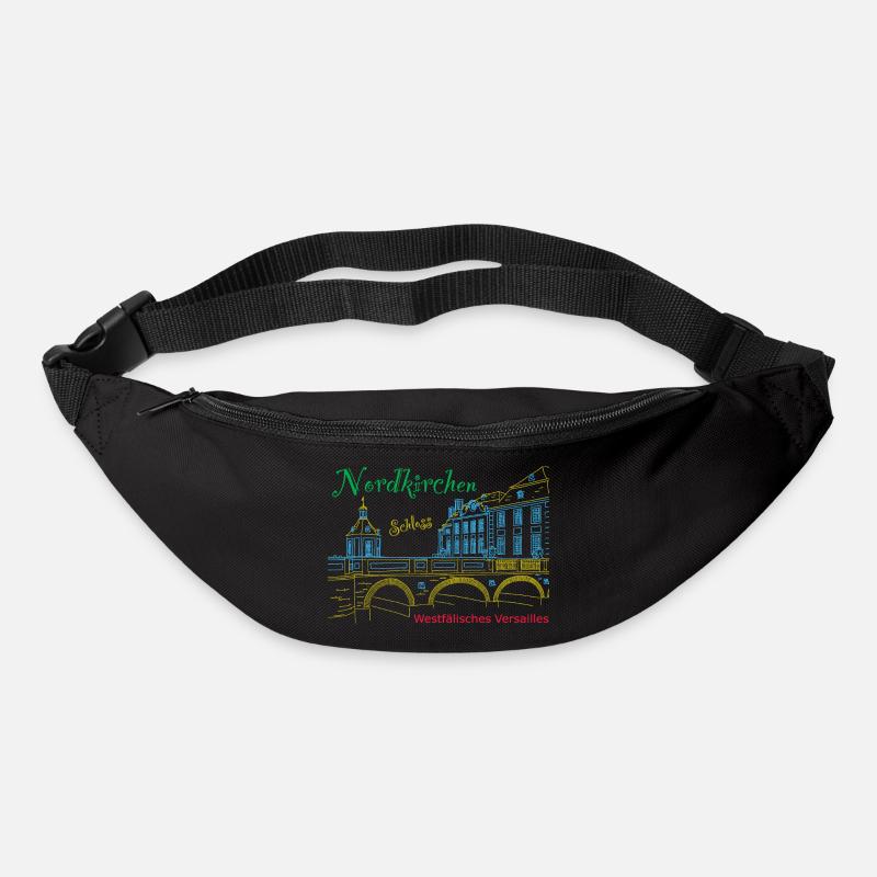 Nordkirchen Schloss, Westfälisches Versailles - Gürteltasche - Schwarz