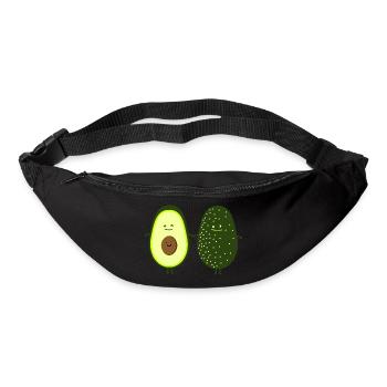 the three - Sac banane - noir - Devant