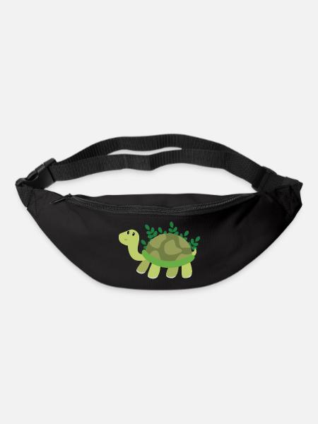 Schildkröte - Gürteltasche - Schwarz
