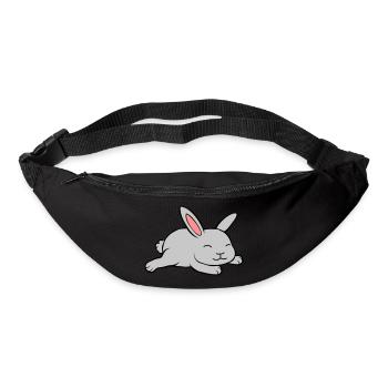 Little cute rabbit - Bum bag - black - Front