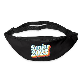 Senior Class Of 2023 Retro Graduation Party Geschenk - Gürteltasche - Schwarz - Vorne