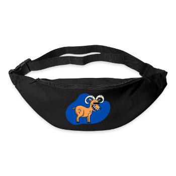 Dessin animé Bock - Sac banane - noir - Devant