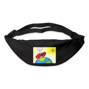 Amour - Sac banane - noir - Devant