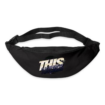 humor cool alien loving kid area51 - Gürteltasche - Schwarz - Vorne