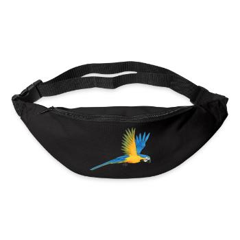 Macaw Parrot - Bum bag - black - Front