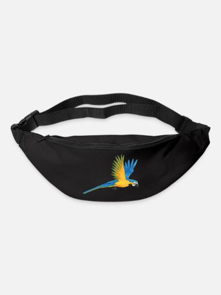 Ara Papagei - Gürteltasche - Schwarz