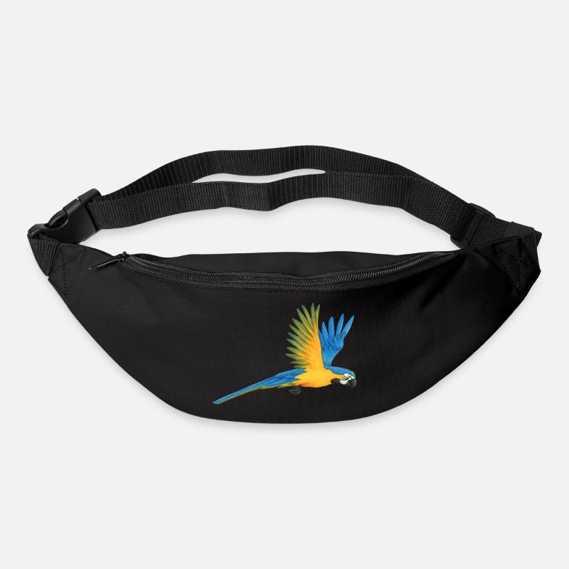 Ara Papagei - Gürteltasche - Schwarz