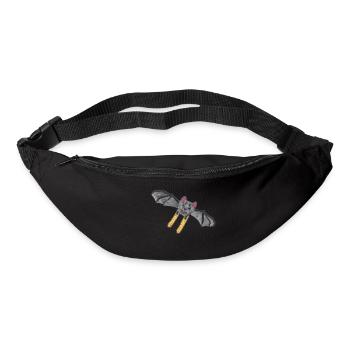 Schläger auf Skiern - Gürteltasche - Schwarz - Vorne
