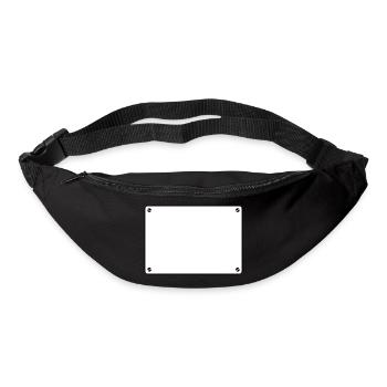 Plate White Shield - Bum bag - black - Front