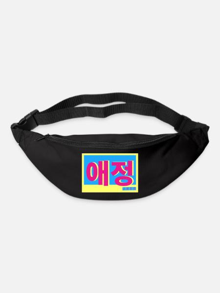 Coréen - Sac banane - noir