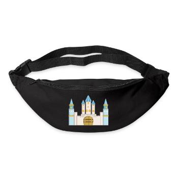 Prinzenburg blau, weiß und gold - Gürteltasche - Schwarz - Vorne