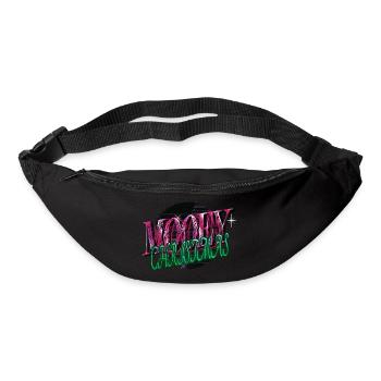 funny quote christmas dino balanced diet funny - Bum bag - black - Front