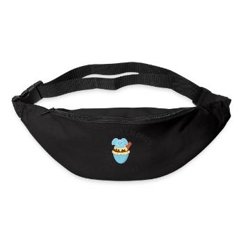 Christmas calories dont count - Sac banane - noir - Devant