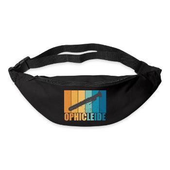 Ophicleide Vintage Musician Instrument Gift - Bum bag - black - Front