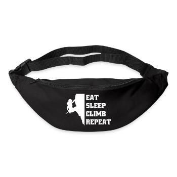 Climbing Mountaineering Climbers Mountain Climbing Mountain - Bum bag - black - Front