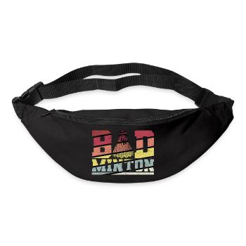 Badminton Player Sport Badminton I Gift - Bum bag - black - Front