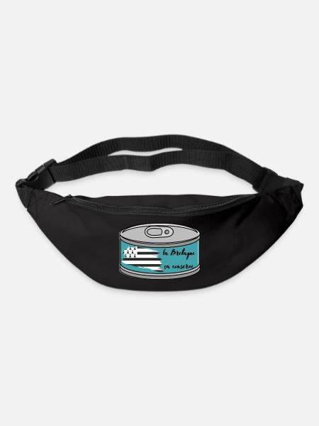 la bretagne sa conserve cadeau homme femme enfant - Sac banane - noir