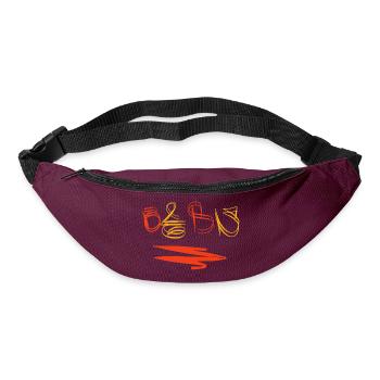 Lustigstes Bern Souvenir - Gürteltasche - Burgunderrot - Vorne