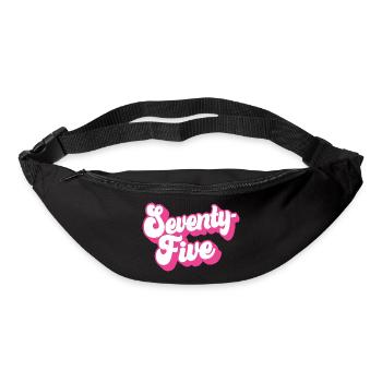 Seventy-five 75th Birthday Women Her 75 Years Old - Bum bag - black - Front