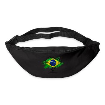 I love Brazil - Brazil map - Bum bag - black - Front