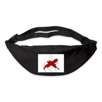 Alabama State Flag Cowboy - Bum bag - black - Front