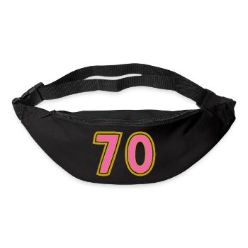 70. 70 YEARS. 70TH ANNIVERSARY. 70TH ANNIVERSARY. - Bum bag - black - Front