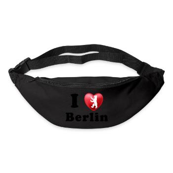 I LOVE BERLIN - Gürteltasche - Schwarz - Vorne