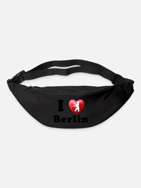 I LOVE BERLIN - Bum bag - black