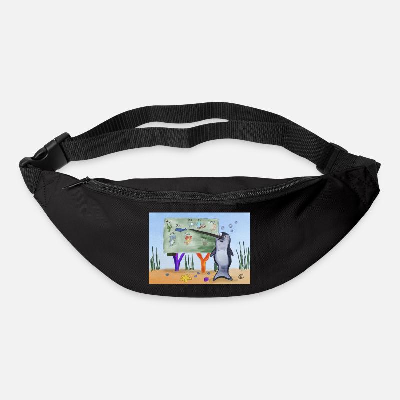 Lehrer Narwal - Gürteltasche - Schwarz